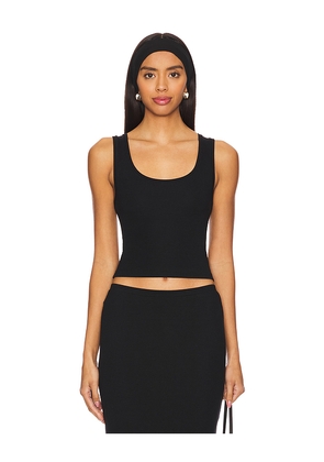 Eterne Square Neck Tank Top in Black. Size L. Also in XL.