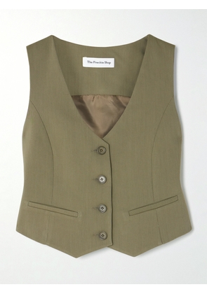 The Frankie Shop - Roma Woven Vest - Green - XS,S,M,L