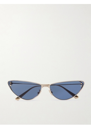 DIOR Eyewear - Missdior B1u Cat-eye Gold-tone Sunglasses - Blue - One size