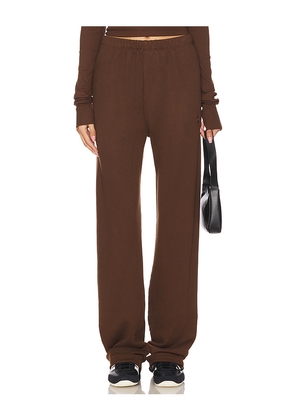 Eterne Straight Leg Sweatpant in Chocolate. Size L. Also in XL.