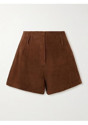 The Frankie Shop - Lise Suede Shorts - Brown - XS,S,M,L