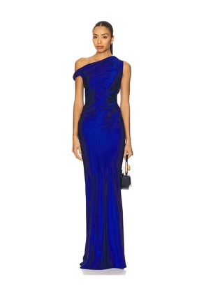 Amanda Uprichard Modesto Maxi Dress in Royal. Size L. Also in M, S, XL, XS.