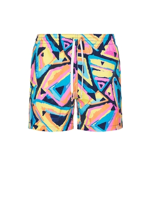 Chubbies The Exploding Nachos 5.5 Swim Short in Pink. Size L. Also in M, S.