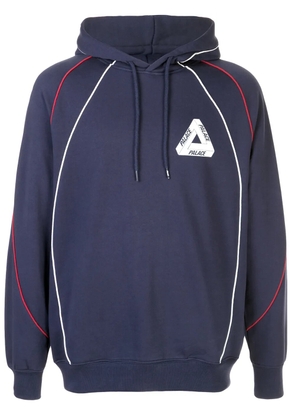 Palace Sidewinder logo-print hoodie - Blue