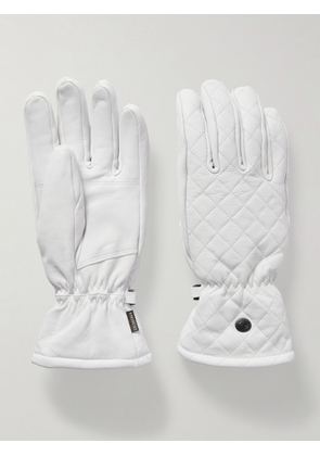 Goldbergh - Nishi Padded Quilted Leather Gloves - White - 6.5,7,7.5,8