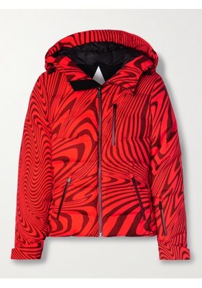 Aztech Mountain - Minnie Nuke Hooded Printed Quilted Down Ski Jacket - Red - IT38,IT40,IT42,IT44,IT46