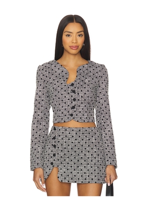 Amanda Uprichard Puzzle Jacket in Grey. Size L. Also in M, S, XS.