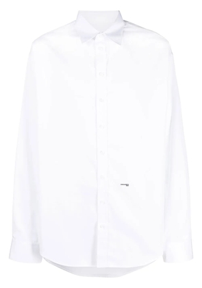 DSQUARED2 logo-print long-sleeve shirt - White