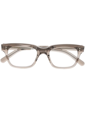 Garrett Leight semi-transparent glasses - Grey
