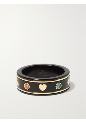 Gucci - Icon 18-karat Gold Topaz Ring - 10,11,12,13,14,15,16