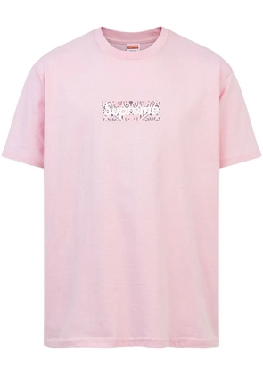 Supreme Bandana Box Logo crew neck T-shirt - Pink