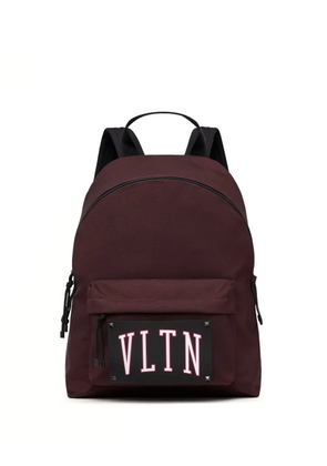 Valentino Garavani VLTN logo patch backpack - Red