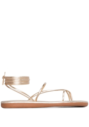 Ancient Greek Sandals string flip flop sandals - Gold