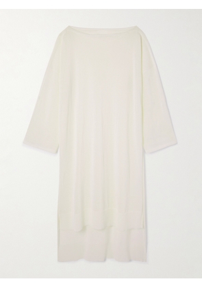 Alaïa - Linen And Silk-blend Kaftan - White - FR 34,FR 36,FR 38,FR 40,FR 42,FR 44