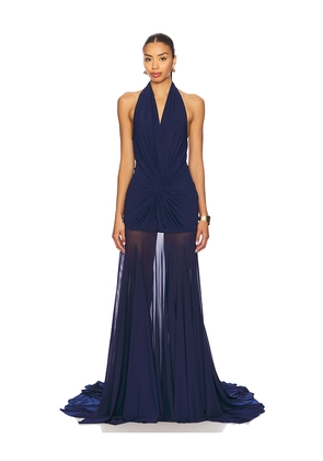 Deme by Gabriella Chloe Gown in Navy. Size L. Also in M, S, XS.