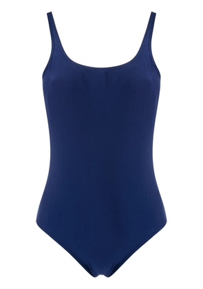 Amir Slama plain plunging back one-piece - Blue