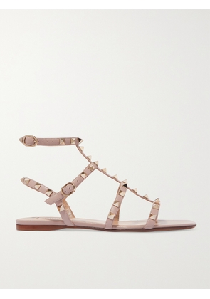 Valentino Garavani - Rockstud Leather Sandals - Pink - IT35,IT35.5,IT36,IT36.5,IT37,IT37.5,IT38,IT38.5,IT39,IT39.5,IT40,IT40.5,IT41,IT41.5,IT42