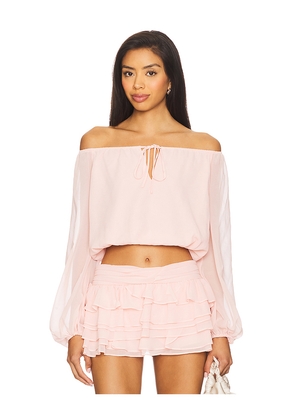 Amanda Uprichard Dallas Top in Pink. Size L. Also in XL.