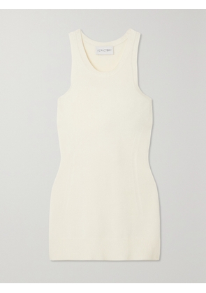 AZ FACTORY - Mybody Stretch-knit Tank - White - XXS,XS,S,M,L,XL,XXL,XXXL