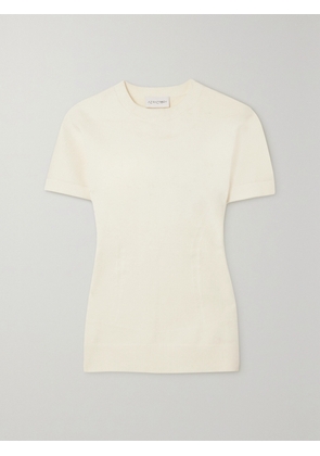 AZ FACTORY - Mybody Stretch-knit Top - White - XXS,XS,S,M,L,XL,XXL,XXXL