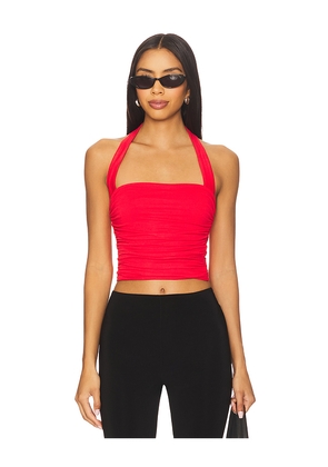 AFRM Aranya Halter Top in Red. Size 1X. Also in 2X, 3X, L, M, S, XL, XS, XXL, XXS.