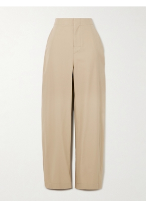Bottega Veneta - Cotton-twill Barrel-leg Pants - Neutrals - IT34,IT36,IT38,IT40