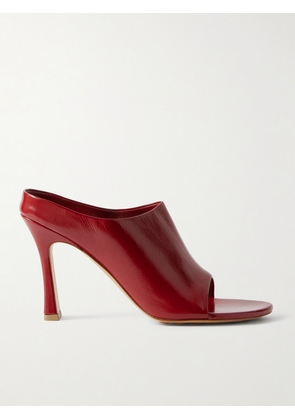 Bottega Veneta - Rana Leather Mules - Red - IT37,IT38,IT39,IT40
