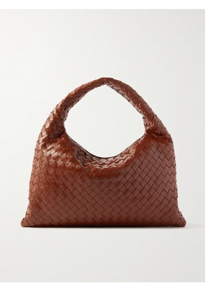Bottega Veneta - Hop Medium Intrecciato Leather Tote - Brown - One size