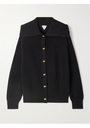 Bottega Veneta - Ribbed Cotton Cardigan - Black - XS,S,M,L
