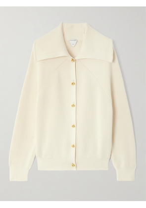 Bottega Veneta - Ribbed Cotton Cardigan - Cream - XS,S,M,L,XL