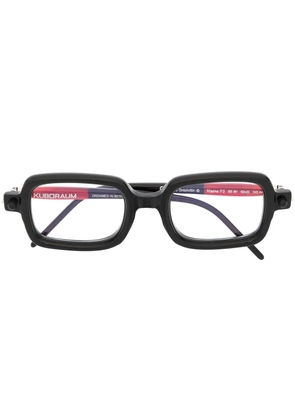Kuboraum square-frame glasses - Black