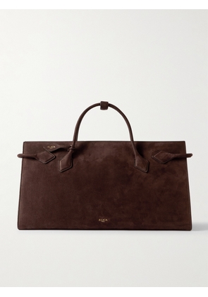 Alaïa - East West Nubuck Tote - Brown - One size