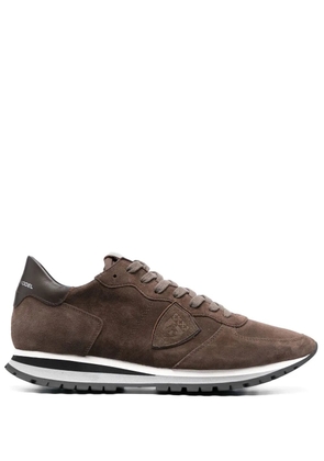 Philippe Model Paris suede low-top sneakers - Brown