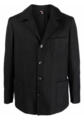Dell'oglio single-breasted wool-blend jacket - Grey
