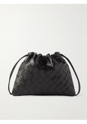 Bottega Veneta - Intrecciato Leather Pouch - Black - One size