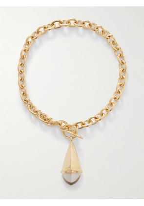 Chloé - Gold-tone And Resin Necklace - One size