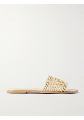 Chloé - Flower Crocheted Slides - Neutrals - IT35,IT35.5,IT36,IT36.5,IT37,IT37.5,IT38,IT38.5,IT39,IT39.5,IT40,IT41