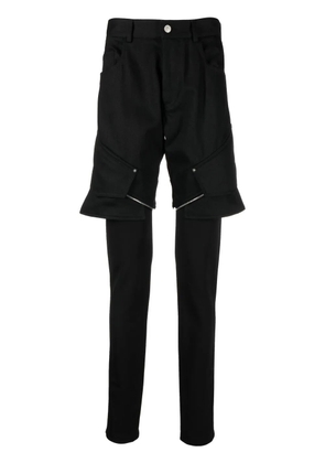 1017 ALYX 9SM shorts layered trousers - Black