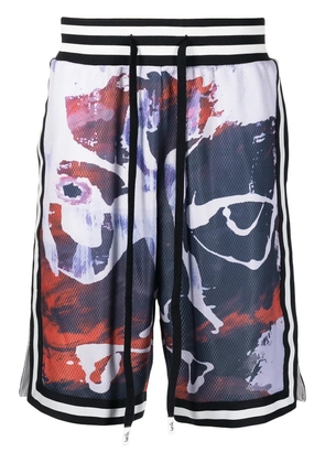 Haculla Painted Basketball track shorts - Blue