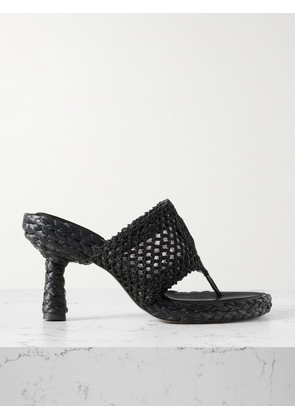 Chloé - Isla Crocheted Raffia Mules - Black - IT35,IT36,IT37,IT38,IT39,IT40,IT41