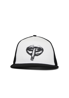 Babylon Burning Cash Trucker Hat in Black.