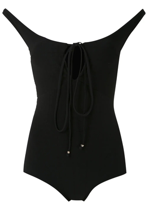 Amir Slama lace-up bodysuit - Black