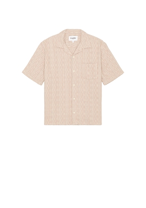 Corridor Rainbow Weave Short Sleeve Shirt in Pink. Size L. Also in S, M.