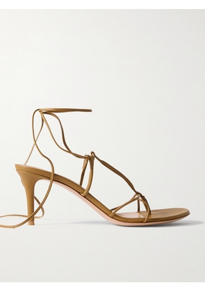 Gianvito Rossi - 70 Leather Sandals - Brown - IT36,IT36.5,IT37,IT37.5,IT38,IT38.5,IT39,IT39.5,IT40,IT40.5,IT41,IT41.5,IT42
