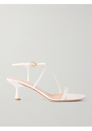 Gianvito Rossi - 55 Leather Sandals - White - IT35,IT36,IT36.5,IT37,IT37.5,IT38,IT38.5,IT39,IT39.5,IT40,IT40.5,IT41,IT41.5,IT42