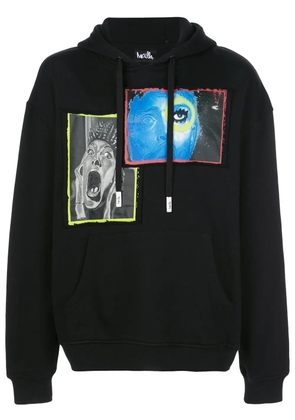 Haculla Overlap drop-shoulder hoody - Black