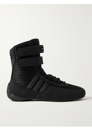 Stella McCartney - Rasant 2.0 Vegan And Mesh-trimmed Canvas High-top Sneakers - Black - UK 3.5,UK 4,UK 4.5,UK 5,UK 5.5,UK 6,UK 6.5,UK 7,UK 7.5,UK 8,UK 8.5,UK 9