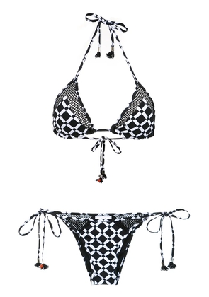 Amir Slama printed bikini set - Black