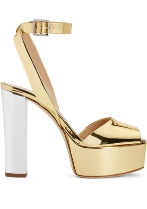Giuseppe Zanotti Betty 140mm platform sandals - Gold