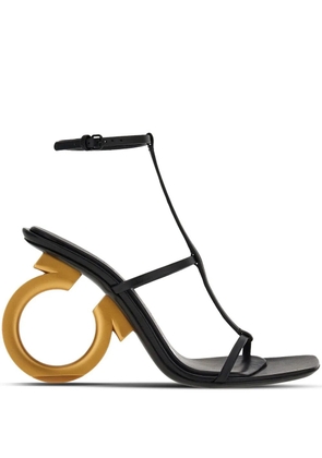 Ferragamo Elina 105mm nappa leather sandals - Black